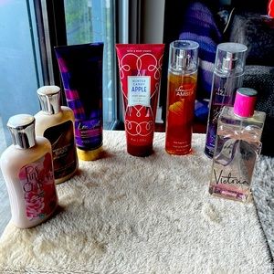 Various bath and body works products. Sold separately if desired.